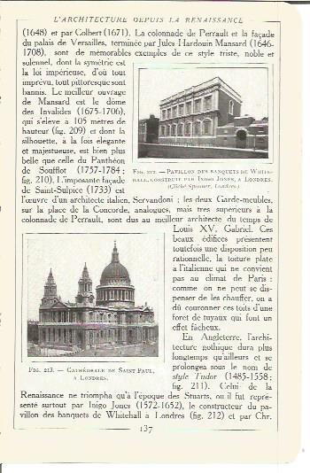LAMINA V00165: Catedral de San Pablo y WhiteHall, Londres
