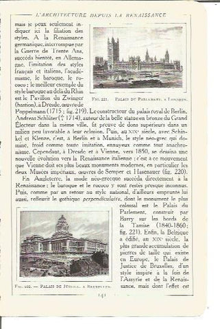 LAMINA V00167: Parlamento de Londres y Palacio de Justicia de Bruselas