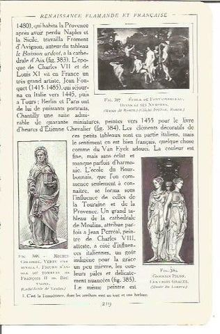 LAMINA V00204: Esculturas de Michel Colombe y Germain Pilom