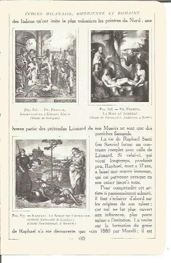 LAMINA V00188: Obras por Rafael y Fr. Francia 