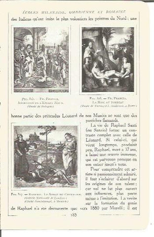 LAMINA V00188: Obras por Rafael y Fr. Francia 