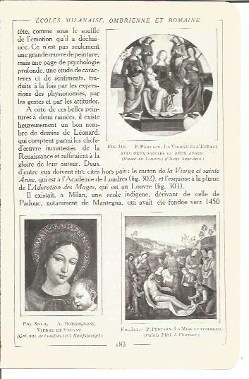 LAMINA V00187: Pinturas por P. Perugin y A. Borgognone