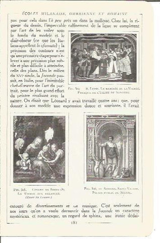 LAMINA V00186: Obras por B. Luini y Cesare da Cesto