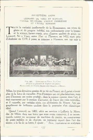 LAMINA V00184: La Cena, por Leonardo de Vinci