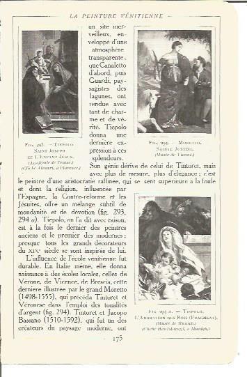 LAMINA V00183: Obras por Moretto y Tiepolo