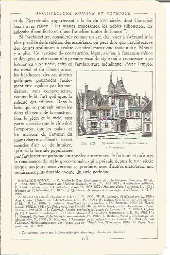 LAMINA V00155: Casa de Jacques Coeur en Bourges