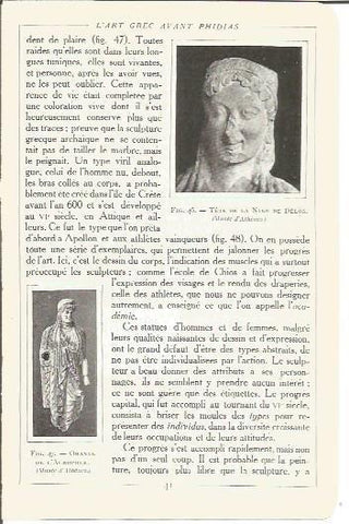 LAMINA V00122: Cabeza diosa Nike, Museo de Atenas
