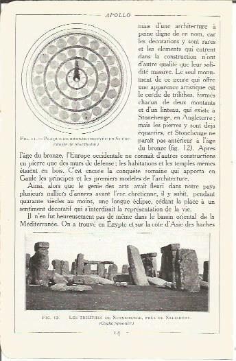LAMINA V00114: Monolitos de Stonehenge, Islas Britanicas