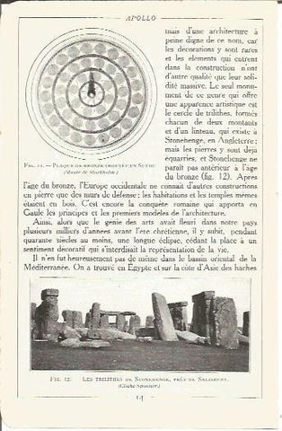 LAMINA V00114: Monolitos de Stonehenge, Islas Britanicas
