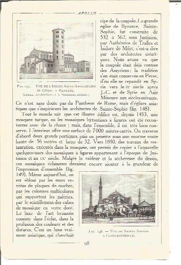 LAMINA V00147: Vista de Santa Sofia, Estambul