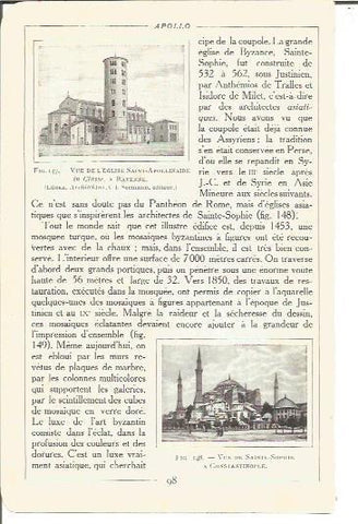 LAMINA V00147: Vista de Santa Sofia, Estambul