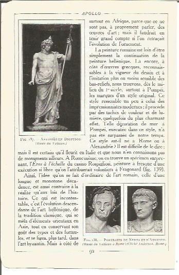 LAMINA V00145: Retratos de los emperadores de Nerva y Augusto