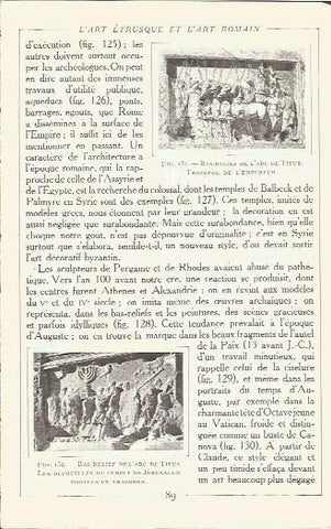 LAMINA V00144: Bajorrelieves del Arco de Tito
