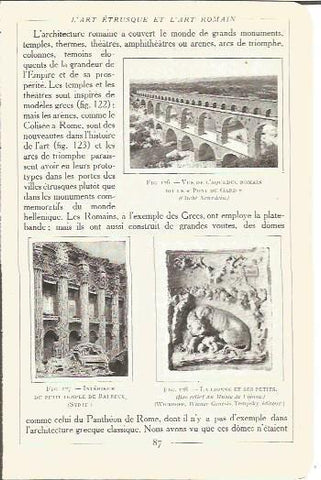LAMINA V00143: Acueducto romano llamado Pont du Gard