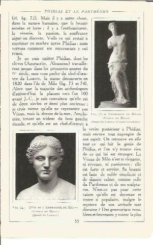 LAMINA V00129: Venus de Milo en Museo del Louvre, Paris