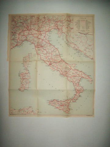 LAMINA V00412: Mapa Italia