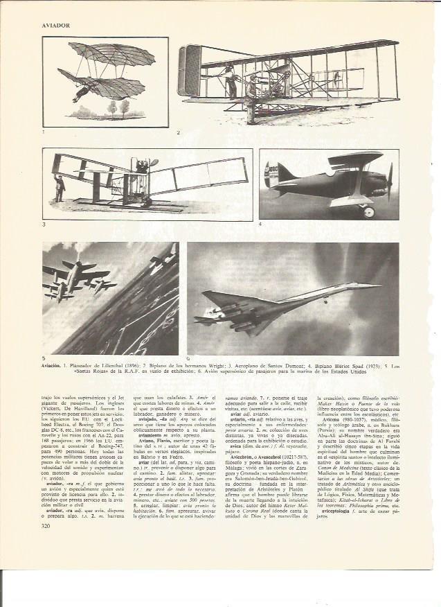 LAMINA V00935: Modelos de aviones