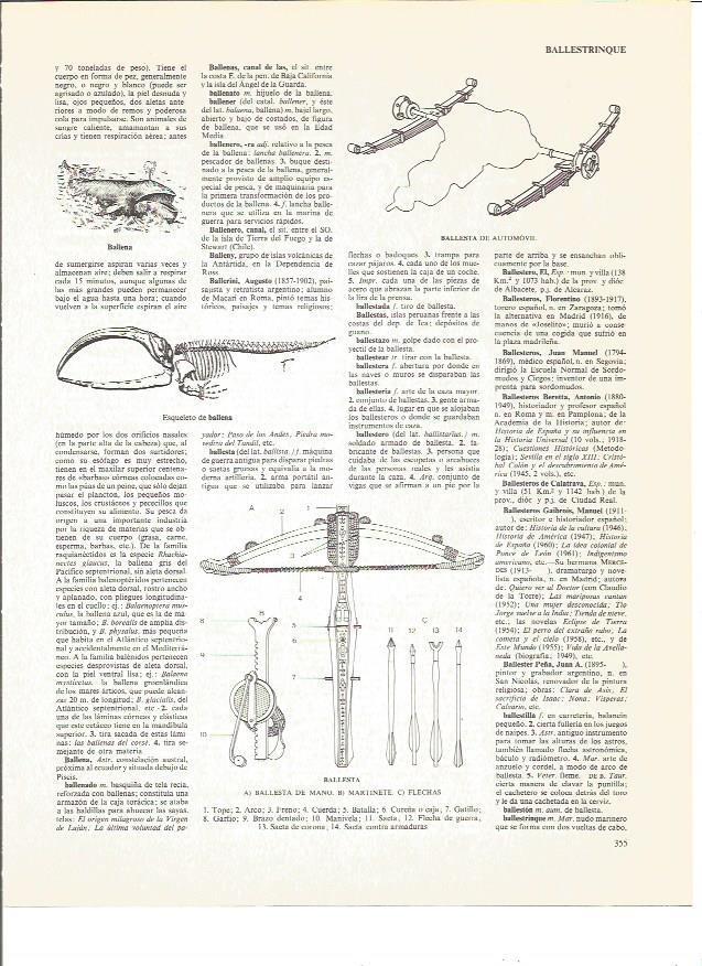 LAMINA V00940: Modelos y partes de una ballesta