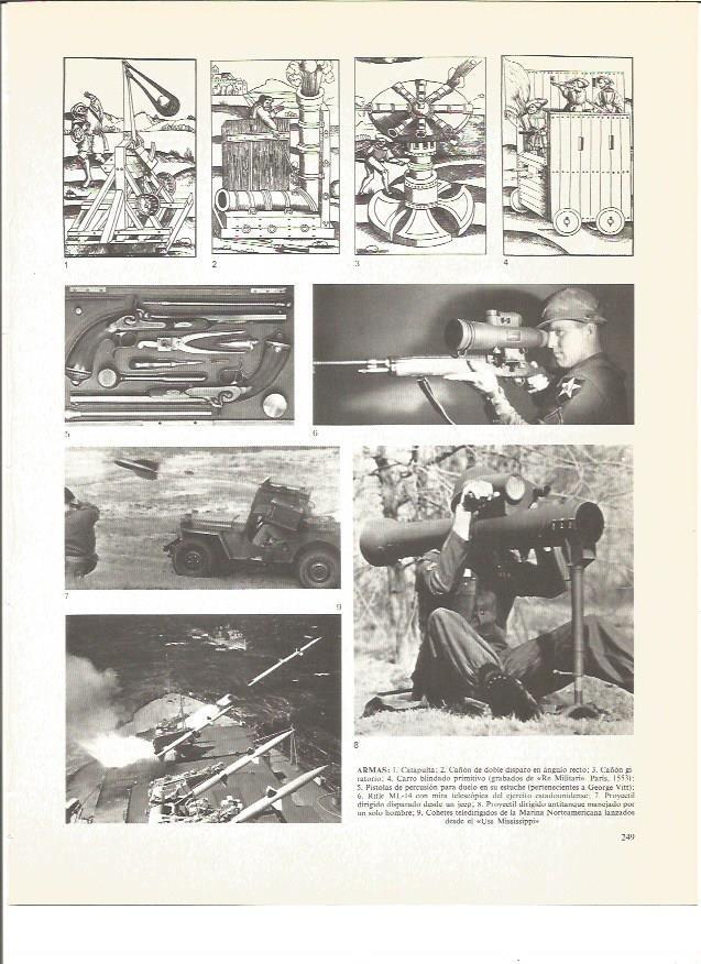 LAMINA V00921: Tipos de armas