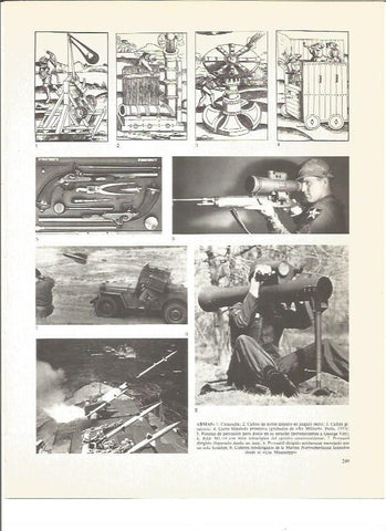 LAMINA V00921: Tipos de armas