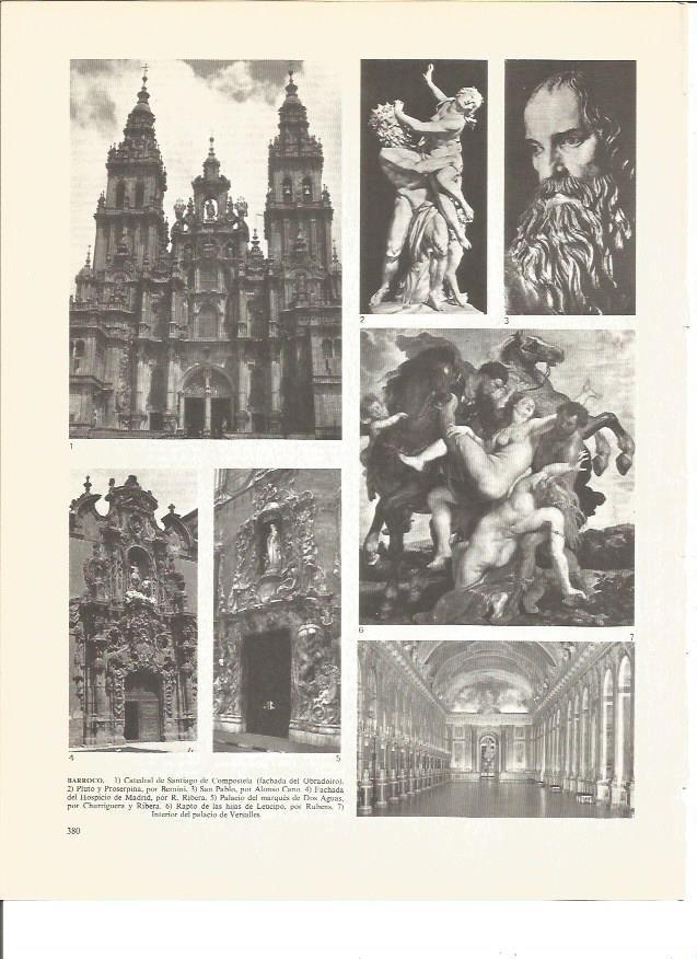 LAMINA V00950: Ejemplos del Arte Barroco