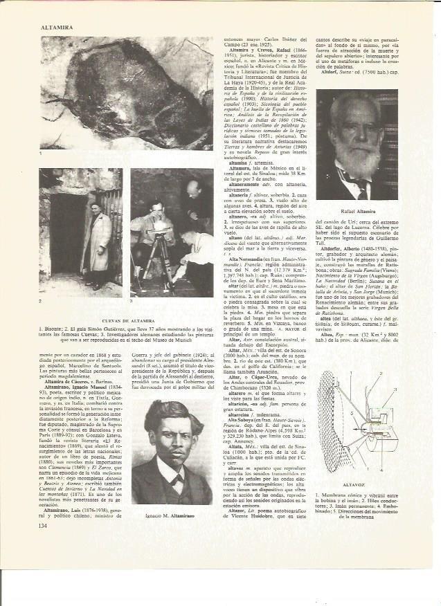 LAMINA V00952: Cuevas de Altamira y Rafael Altamira