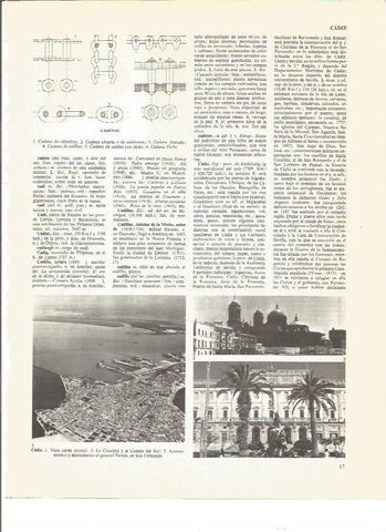 LAMINA V00983: Vistas varias de Cadiz