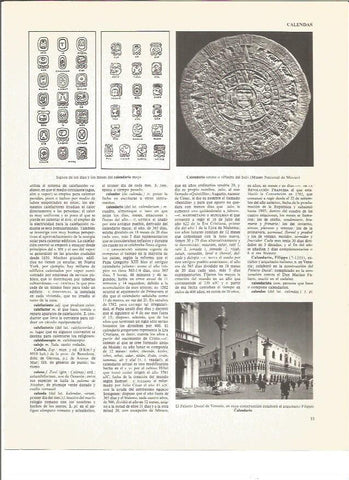 LAMINA V00985: Piedra del Sol o Calendario Azteca