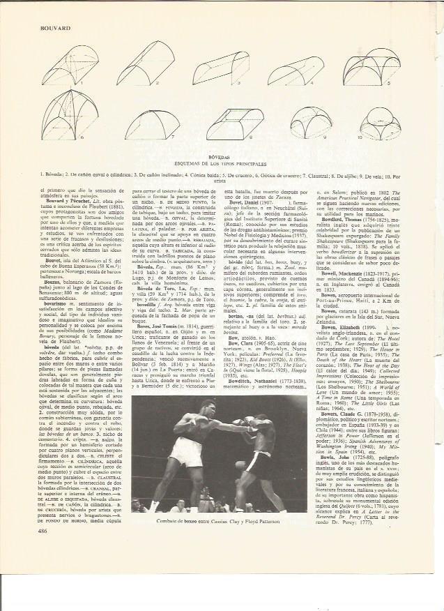 LAMINA V00975: Combate de boxeo entre Cassius Clay y Floyd Patterson