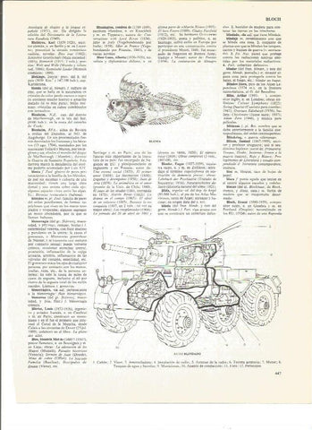 LAMINA V00968: Partes de un auto blindado