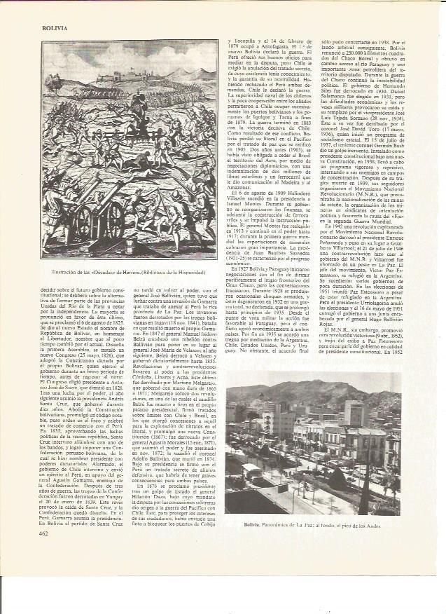 LAMINA V00971: Panoramica de La Paz, Bolivia