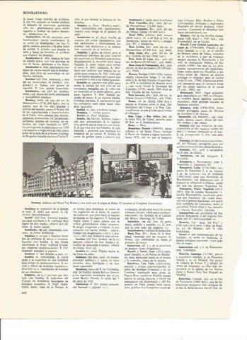 LAMINA V00973: Hotel Taj Mahal y calle con efigie de Pablo VI en Bombay, India
