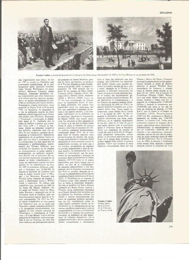 LAMINA V00843: Lincoln pronunciando el discurso de Gettysburg
