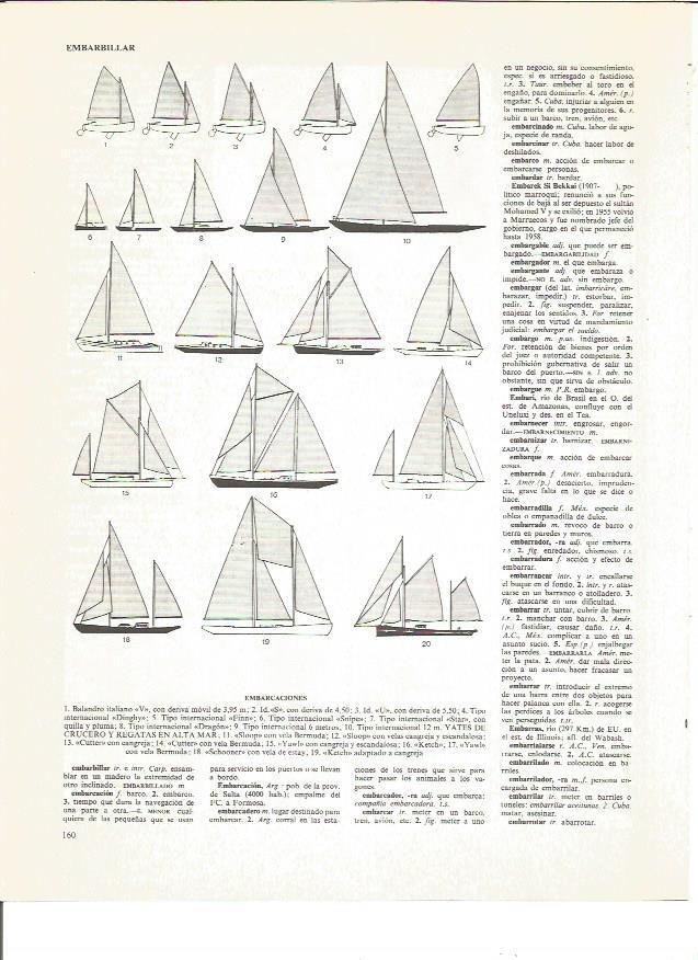 LAMINA V00823: Modelos de embarcaciones