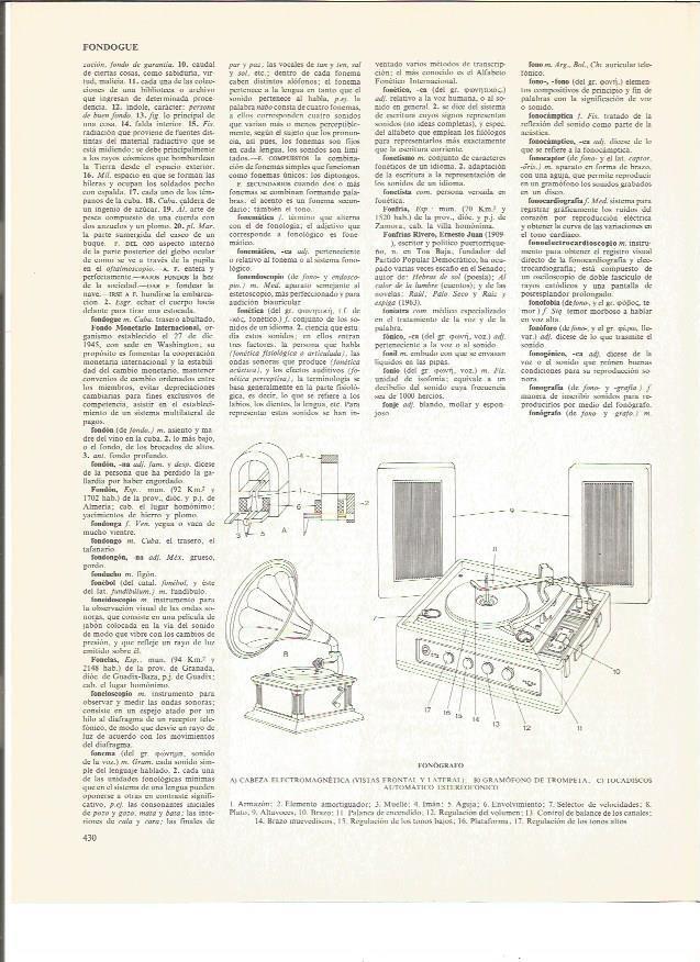 LAMINA V00864: Partes de un fonografo