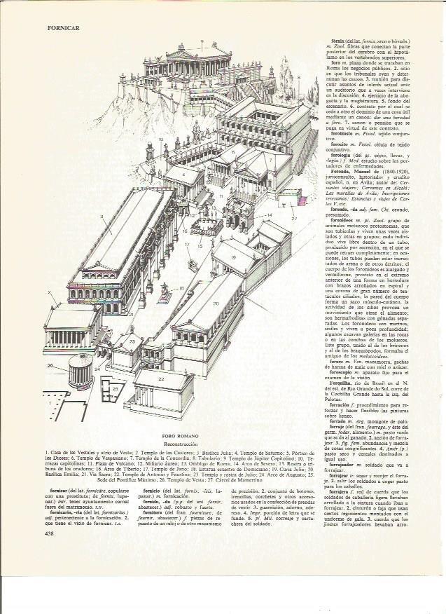 LAMINA V00867: Reconstruccion del foro romano