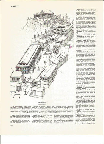 LAMINA V00867: Reconstruccion del foro romano