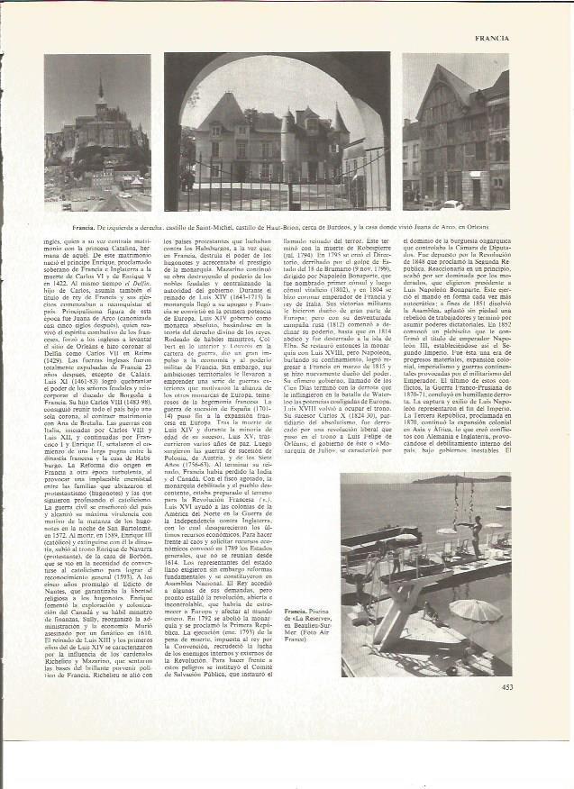 LAMINA V00870: Vistas varias de Francia