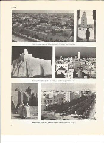 LAMINA V01139: Vistas varias de Tunez