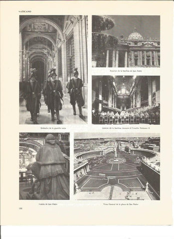 LAMINA V01123: Vistas varias del Vaticano