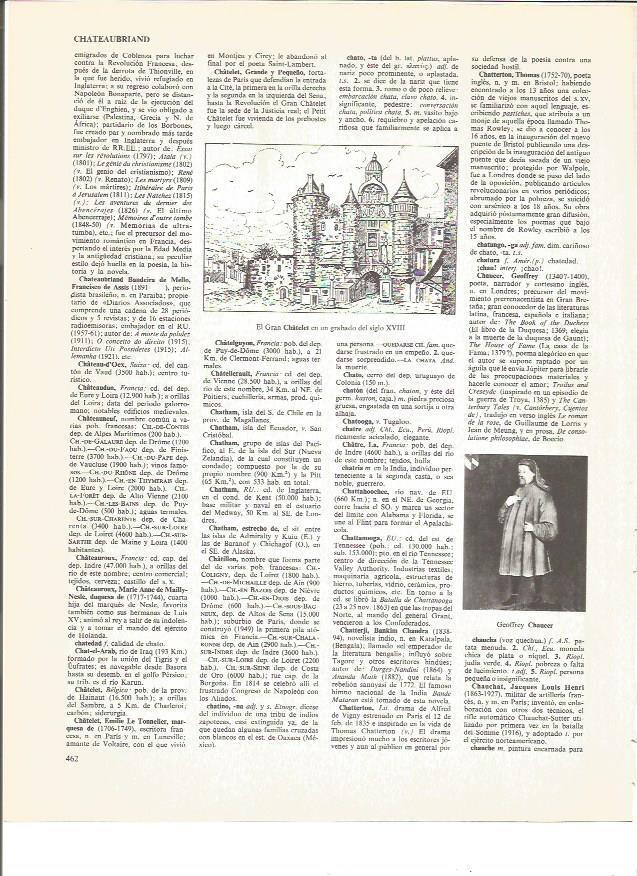 LAMINA V01102: Le Gran Chatelet, grabado siglo XVIII
