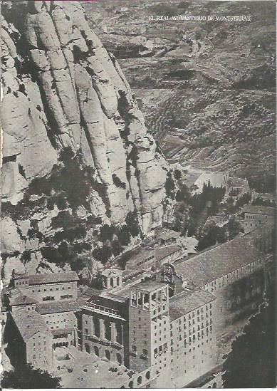 LAMINA V01180: El Real Monasterio de Montserrat, España