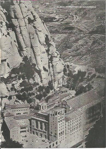 LAMINA V01180: El Real Monasterio de Montserrat, España
