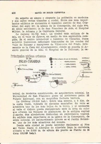 LAMINA V01183: Mapa nucleos urbans de las Islas Canarias