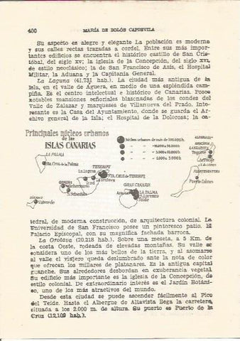 LAMINA V01183: Mapa nucleos urbans de las Islas Canarias