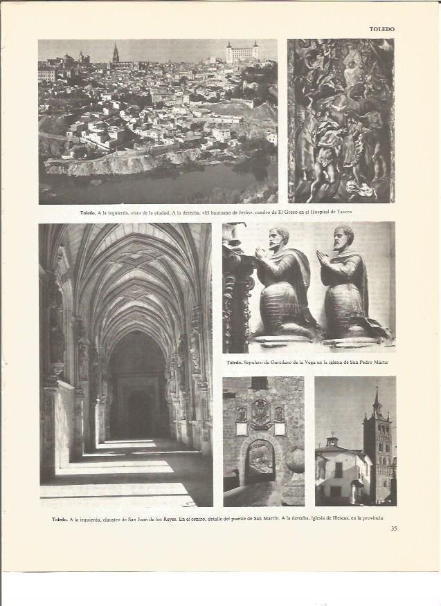 LAMINA V01150: Vistas varias de Toledo