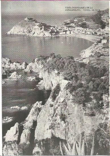 LAMINA V01162: Vista panoramica de Tossa de Mar, Girona