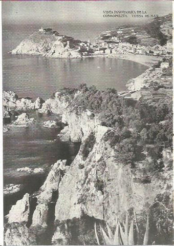 LAMINA V01162: Vista panoramica de Tossa de Mar, Girona