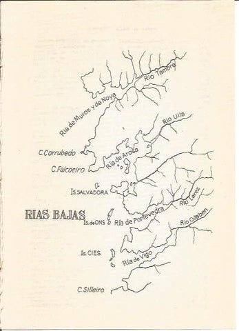 LAMINA V01164: Mapa de la Rias Bajas, España
