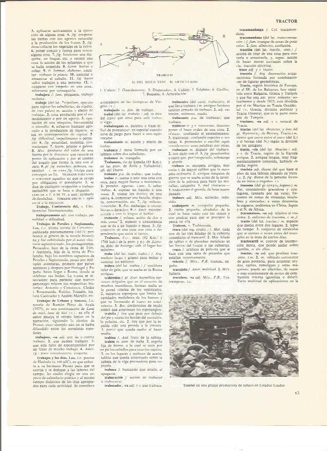 LAMINA V01147: Tractor en granja de tabaco en Estados Unidos